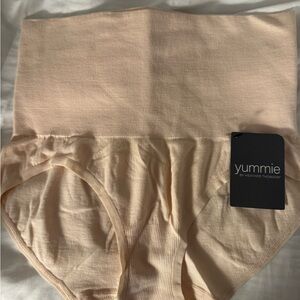 Yummie by Heather Thomson High-Waist Panties in Cream